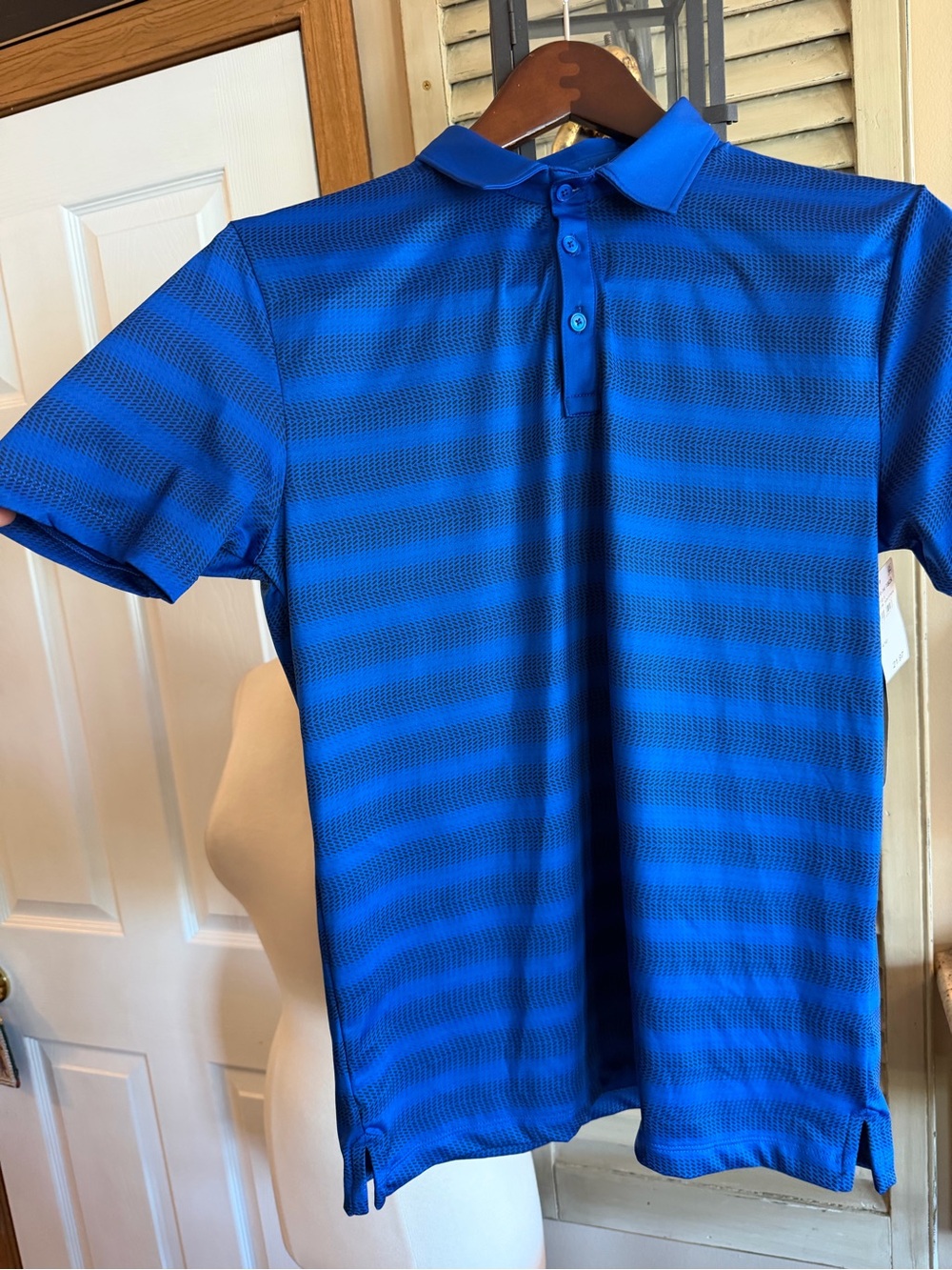 Nordstrom Royal Blue Striped Polo